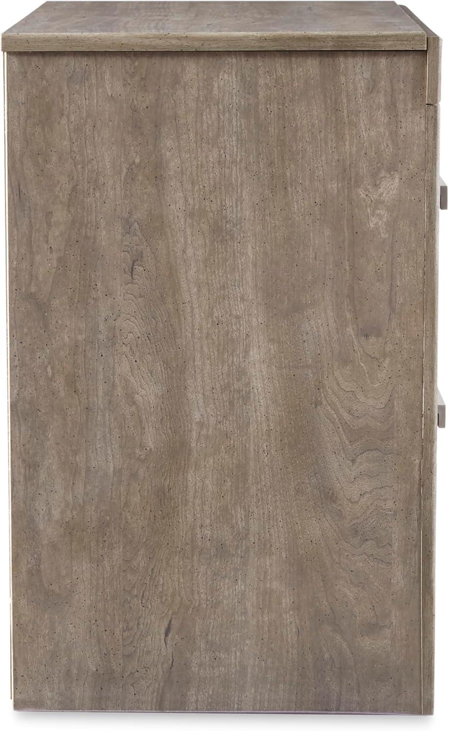 imageSignature Design by Ashley Culverbach Coastal 6Drawer Dresser and Mirror with AntiTipping Restraint GrayNight Stand