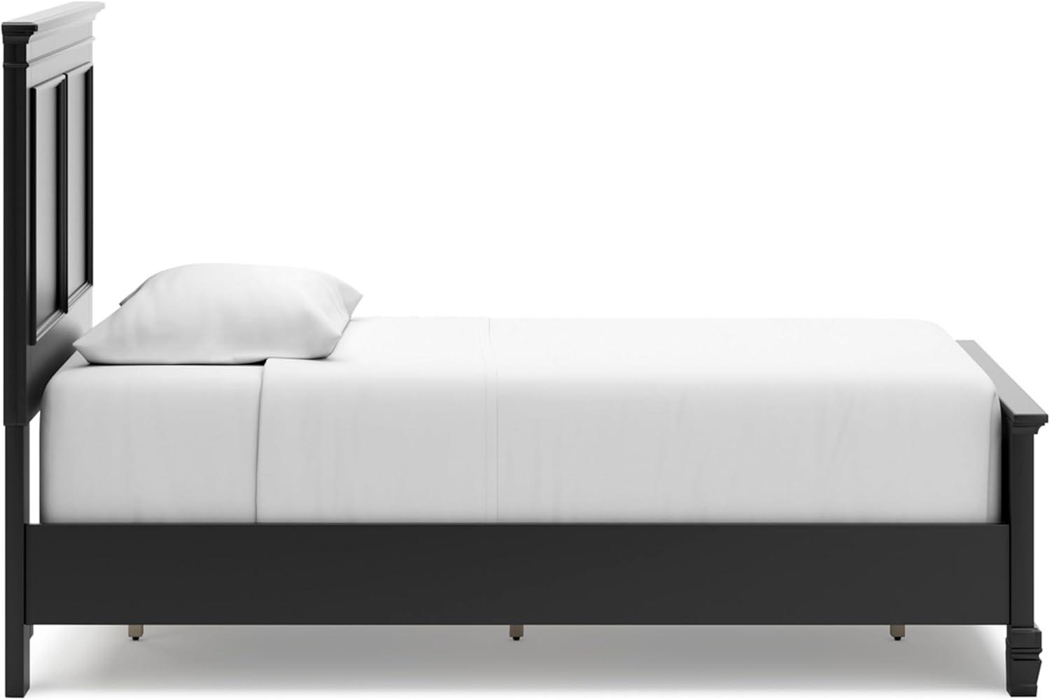 imageSignature Design by Ashley Lanolee Farmhouse Panel Storage Bed Foundation or Box Spring Not Needed King BlackBlack