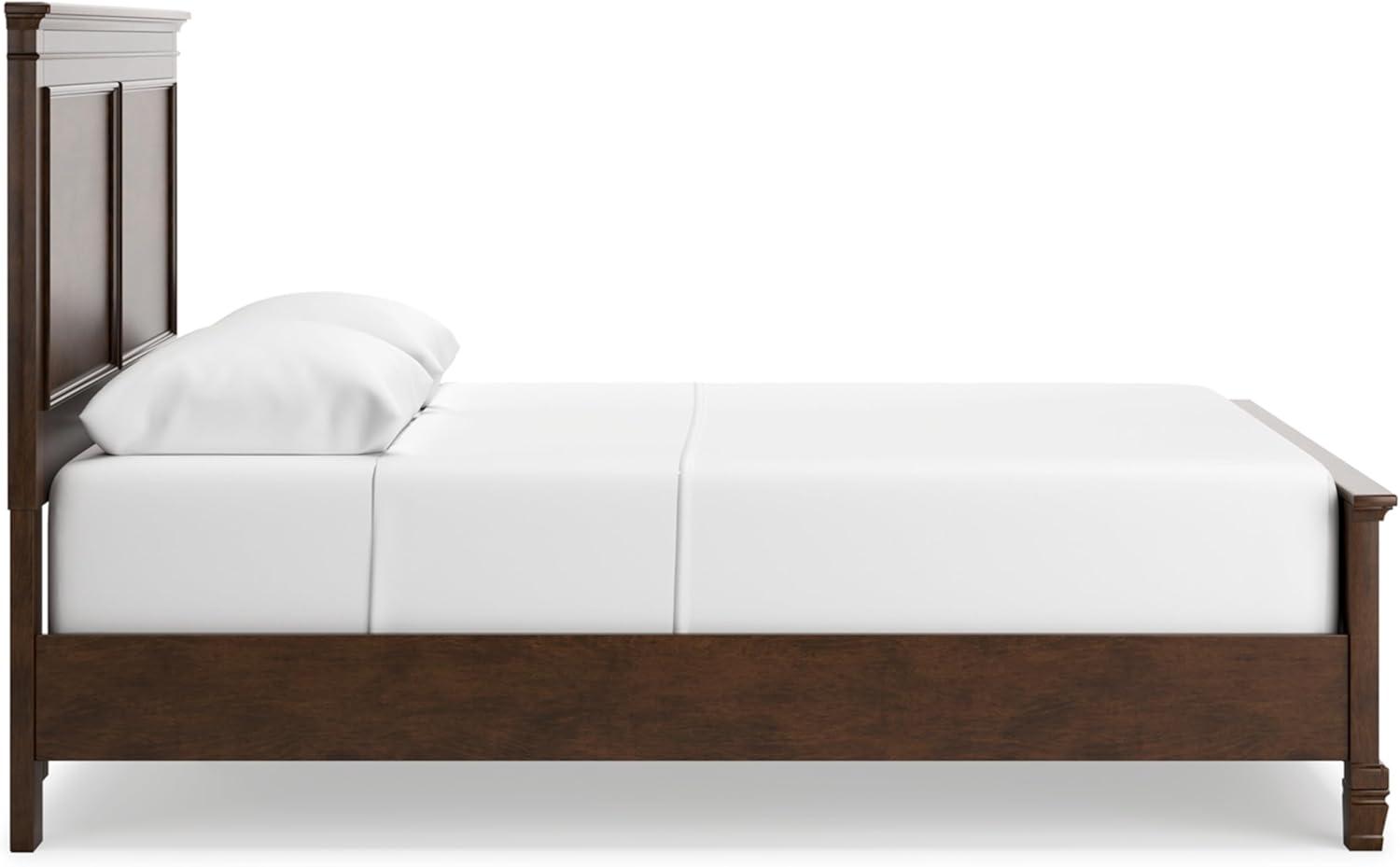 imageSignature Design by Ashley Lanolee Farmhouse Panel Storage Bed Foundation or Box Spring Not Needed King BlackBrown