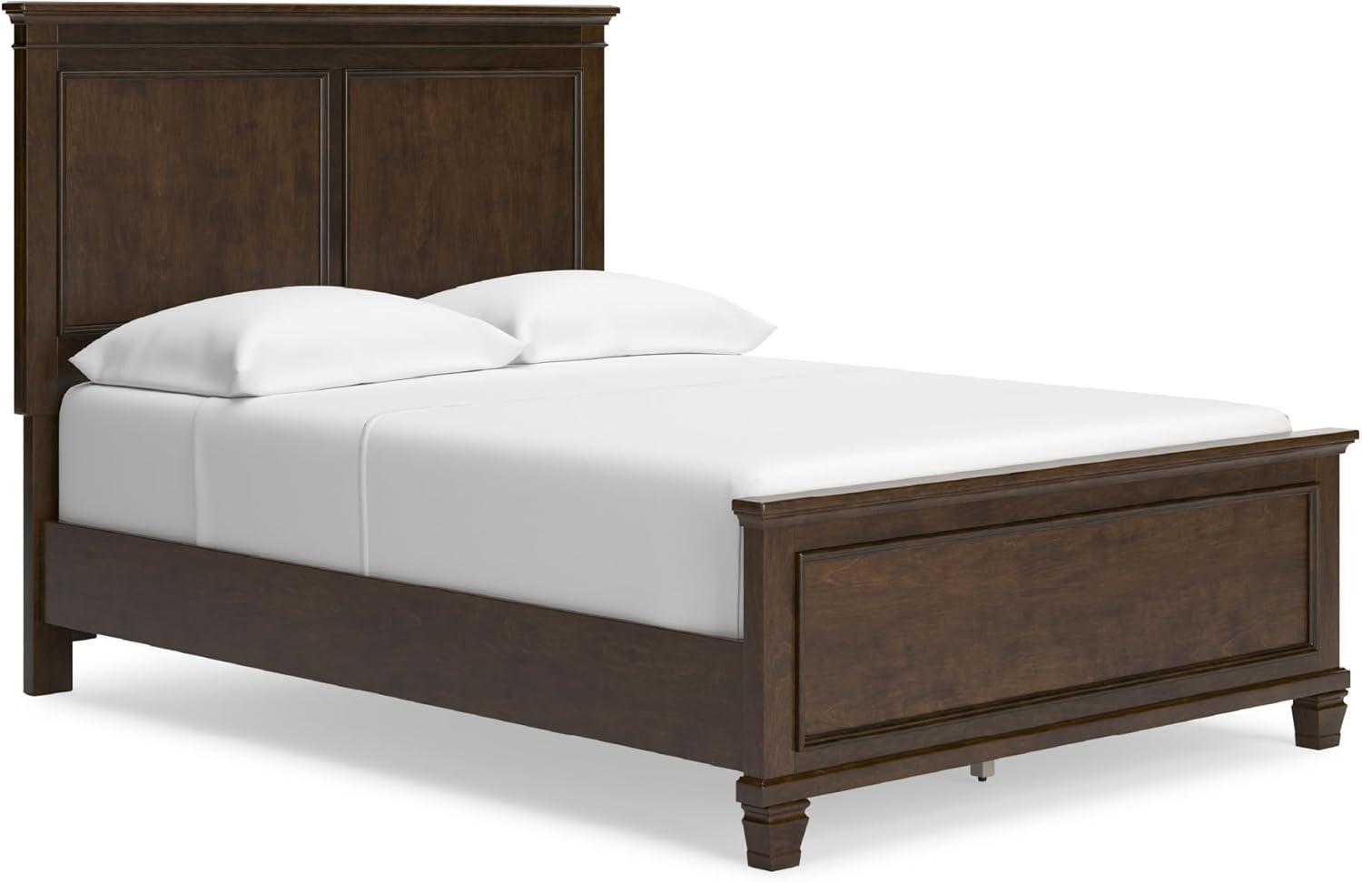 imageSignature Design by Ashley Lanolee Farmhouse Panel Storage Bed Foundation or Box Spring Not Needed King BlackBrown