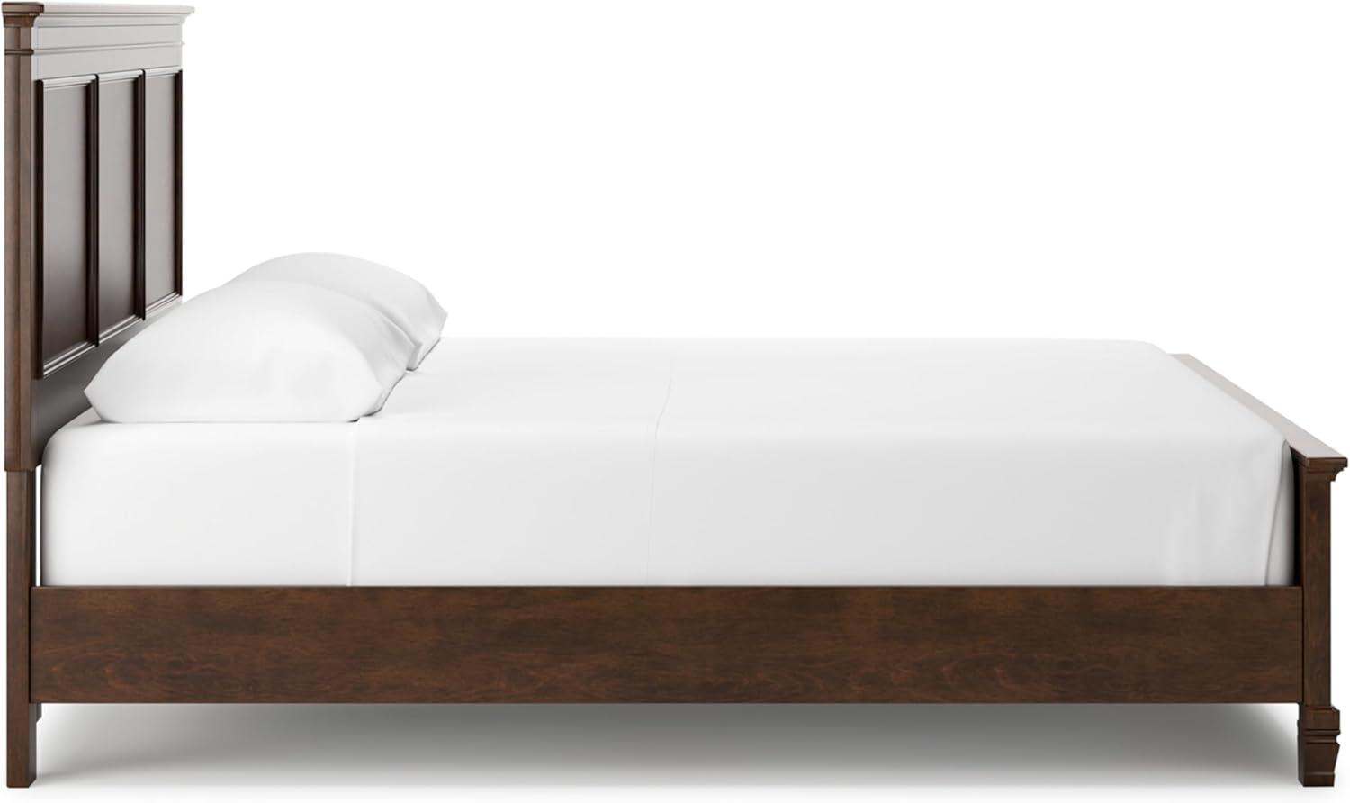 imageSignature Design by Ashley Lanolee Farmhouse Panel Storage Bed Foundation or Box Spring Not Needed King BlackBrown