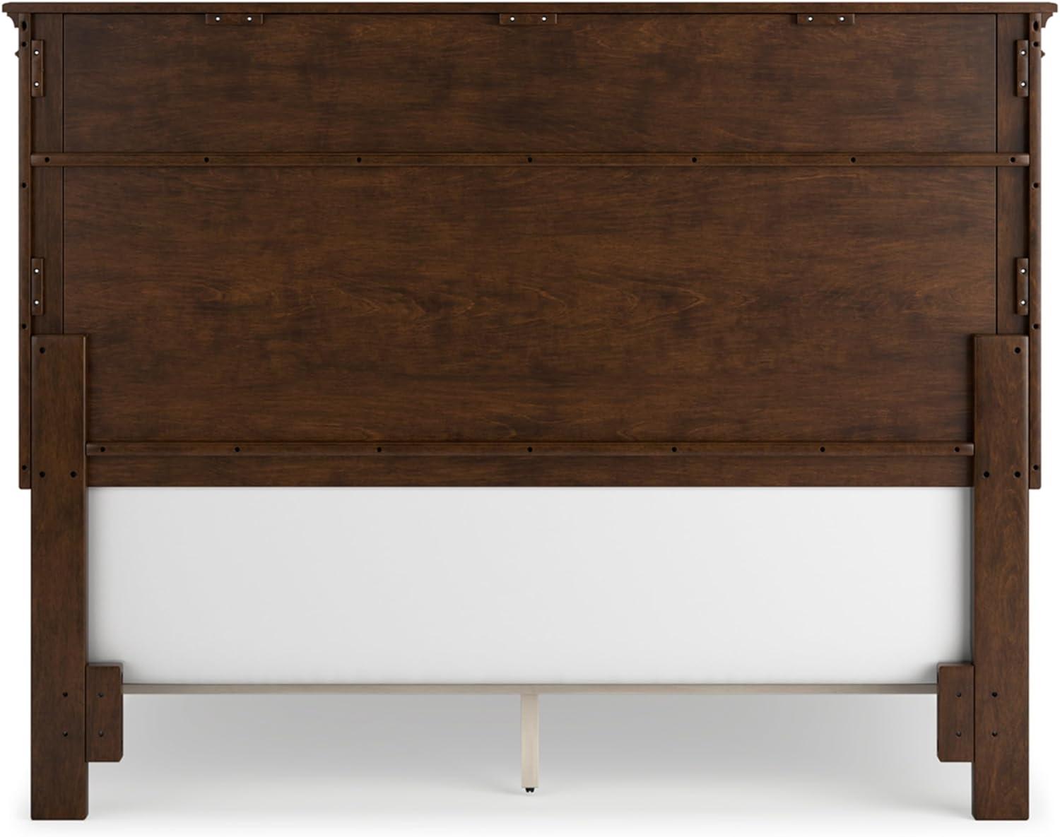 imageSignature Design by Ashley Lanolee Farmhouse Panel Storage Bed Foundation or Box Spring Not Needed King BlackBrown