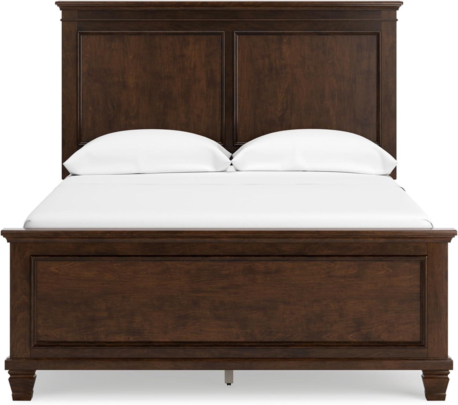 imageSignature Design by Ashley Lanolee Farmhouse Panel Storage Bed Foundation or Box Spring Not Needed King BlackBrown