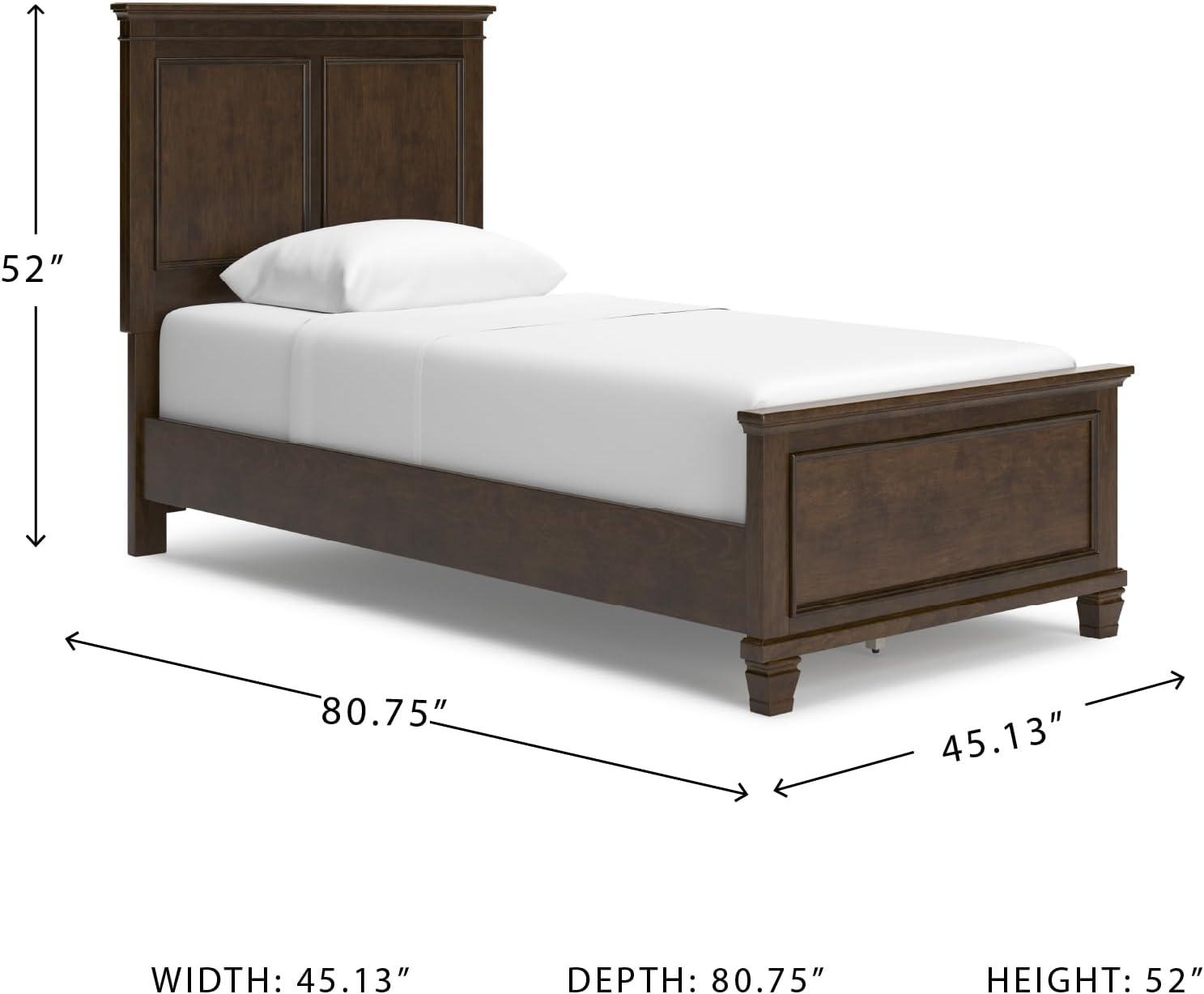 imageSignature Design by Ashley Lanolee Farmhouse Panel Storage Bed Foundation or Box Spring Not Needed King BlackBrown