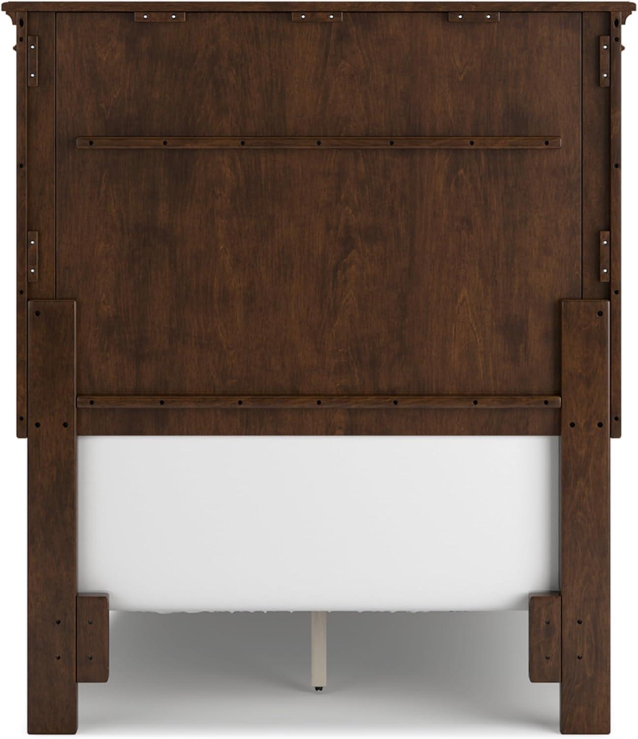 imageSignature Design by Ashley Lanolee Farmhouse Panel Storage Bed Foundation or Box Spring Not Needed King BlackBrown