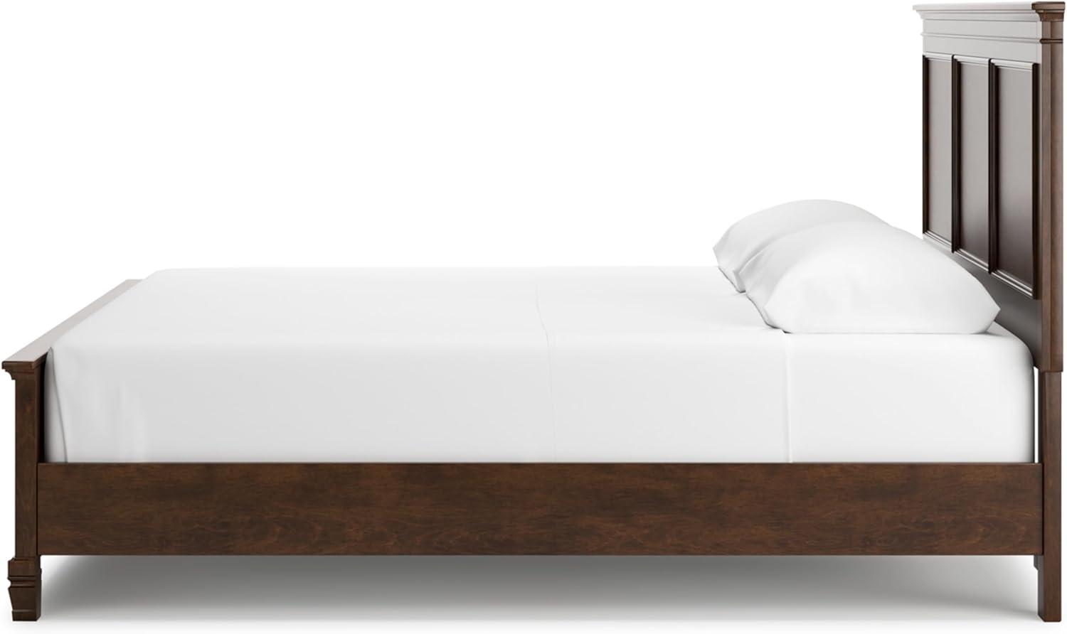 imageSignature Design by Ashley Lanolee Farmhouse Panel Storage Bed Foundation or Box Spring Not Needed King BlackBrown