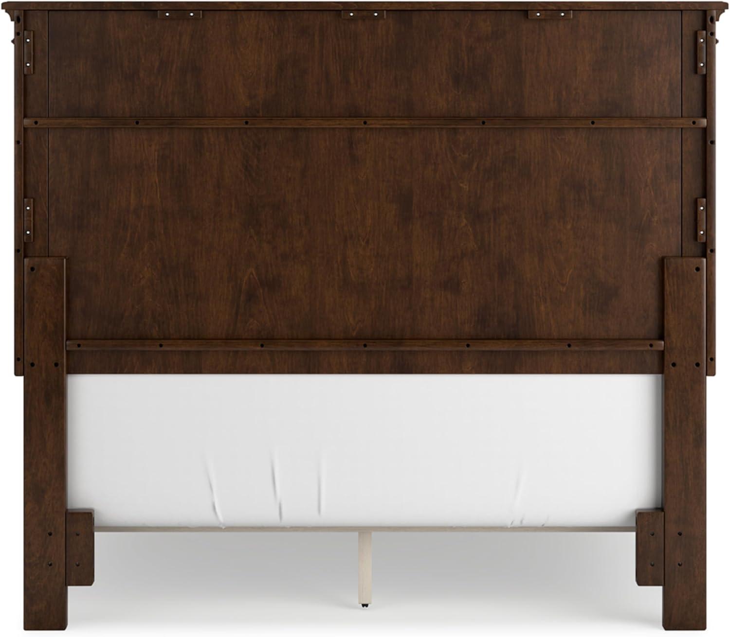 imageSignature Design by Ashley Lanolee Farmhouse Panel Storage Bed Foundation or Box Spring Not Needed King BlackBrown
