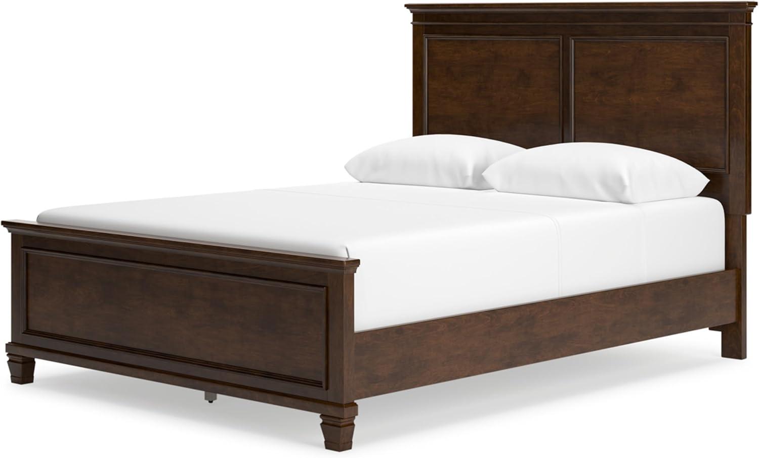 imageSignature Design by Ashley Lanolee Farmhouse Panel Storage Bed Foundation or Box Spring Not Needed King BlackBrown