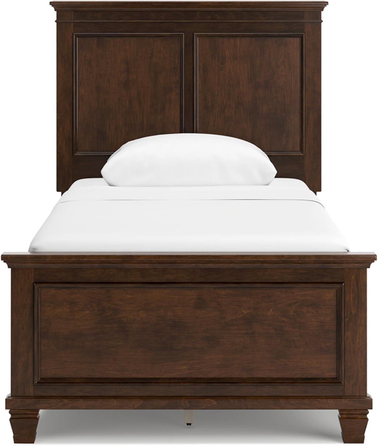 imageSignature Design by Ashley Lanolee Farmhouse Panel Storage Bed Foundation or Box Spring Not Needed King BlackBrown
