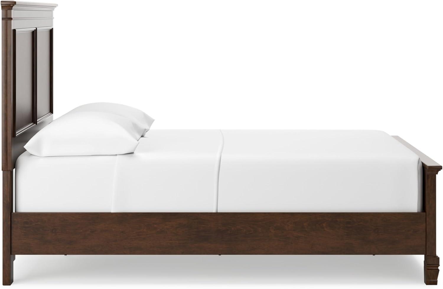 imageSignature Design by Ashley Lanolee Farmhouse Panel Storage Bed Foundation or Box Spring Not Needed King BlackBrown