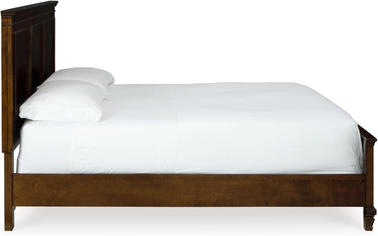 imageSignature Design by Ashley Lanolee Farmhouse Panel Storage Bed Foundation or Box Spring Not Needed King BlackBrown