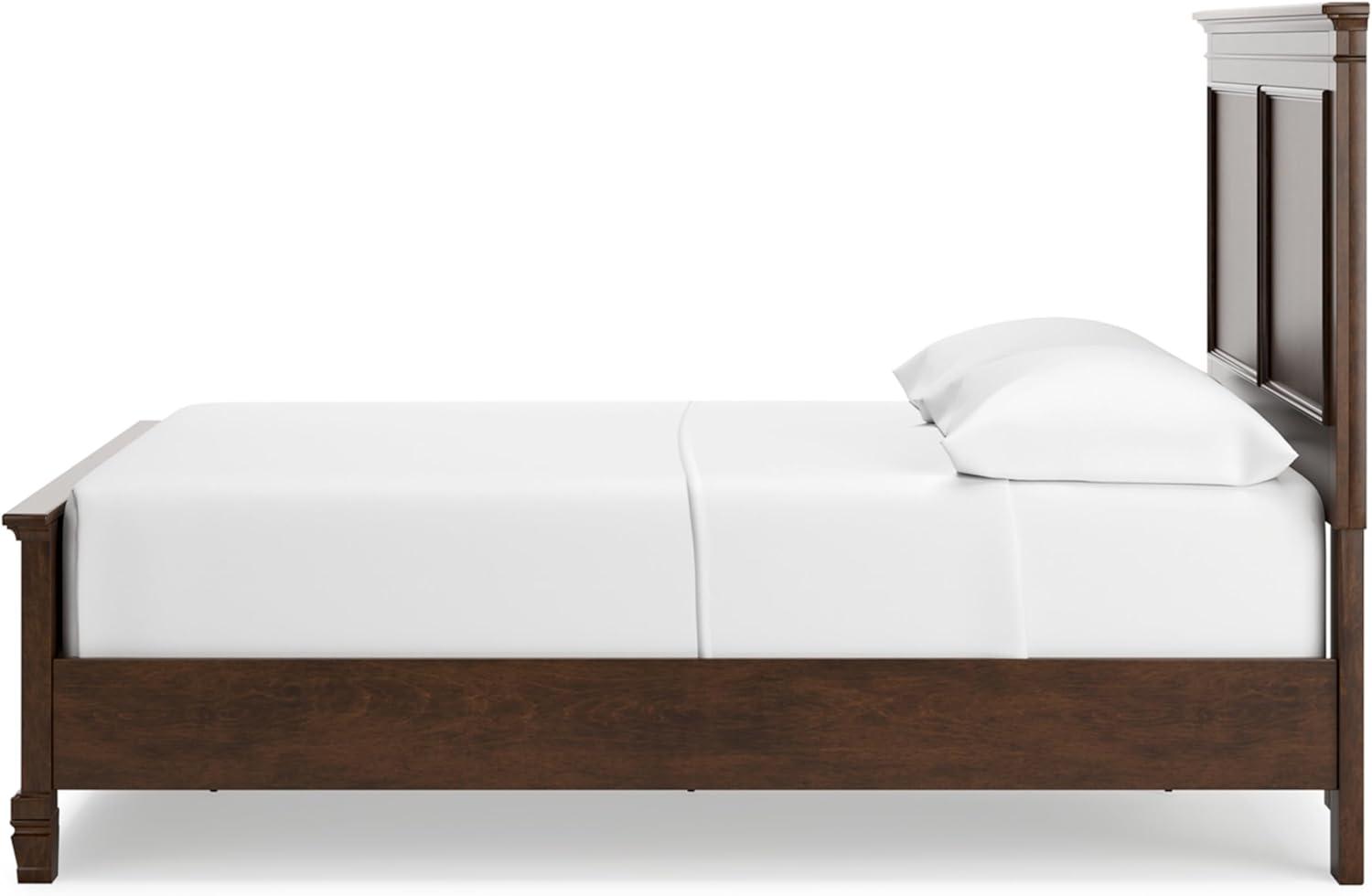 imageSignature Design by Ashley Lanolee Farmhouse Panel Storage Bed Foundation or Box Spring Not Needed King BlackBrown