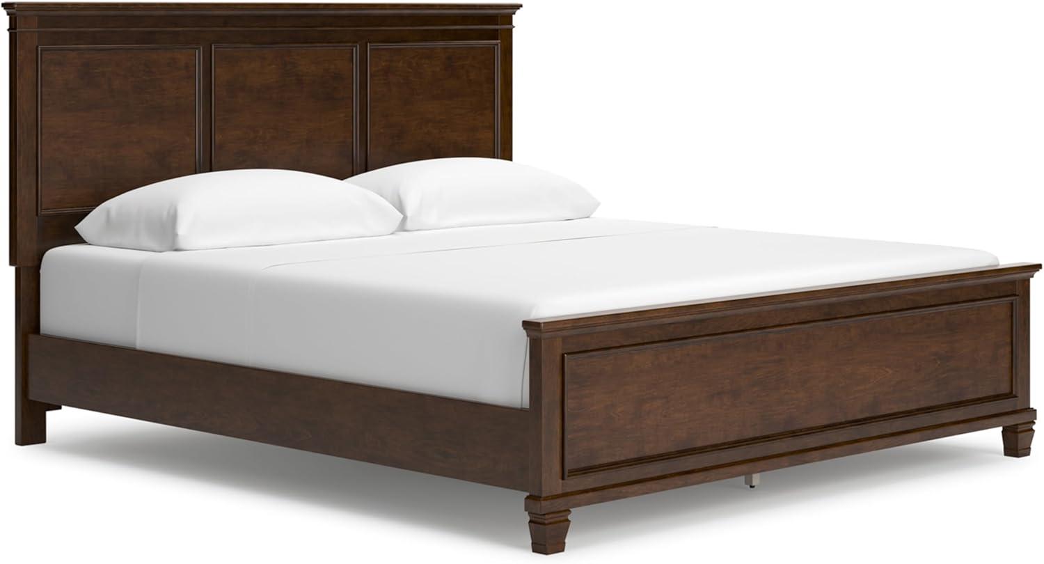 imageSignature Design by Ashley Lanolee Farmhouse Panel Storage Bed Foundation or Box Spring Not Needed King BlackBrown