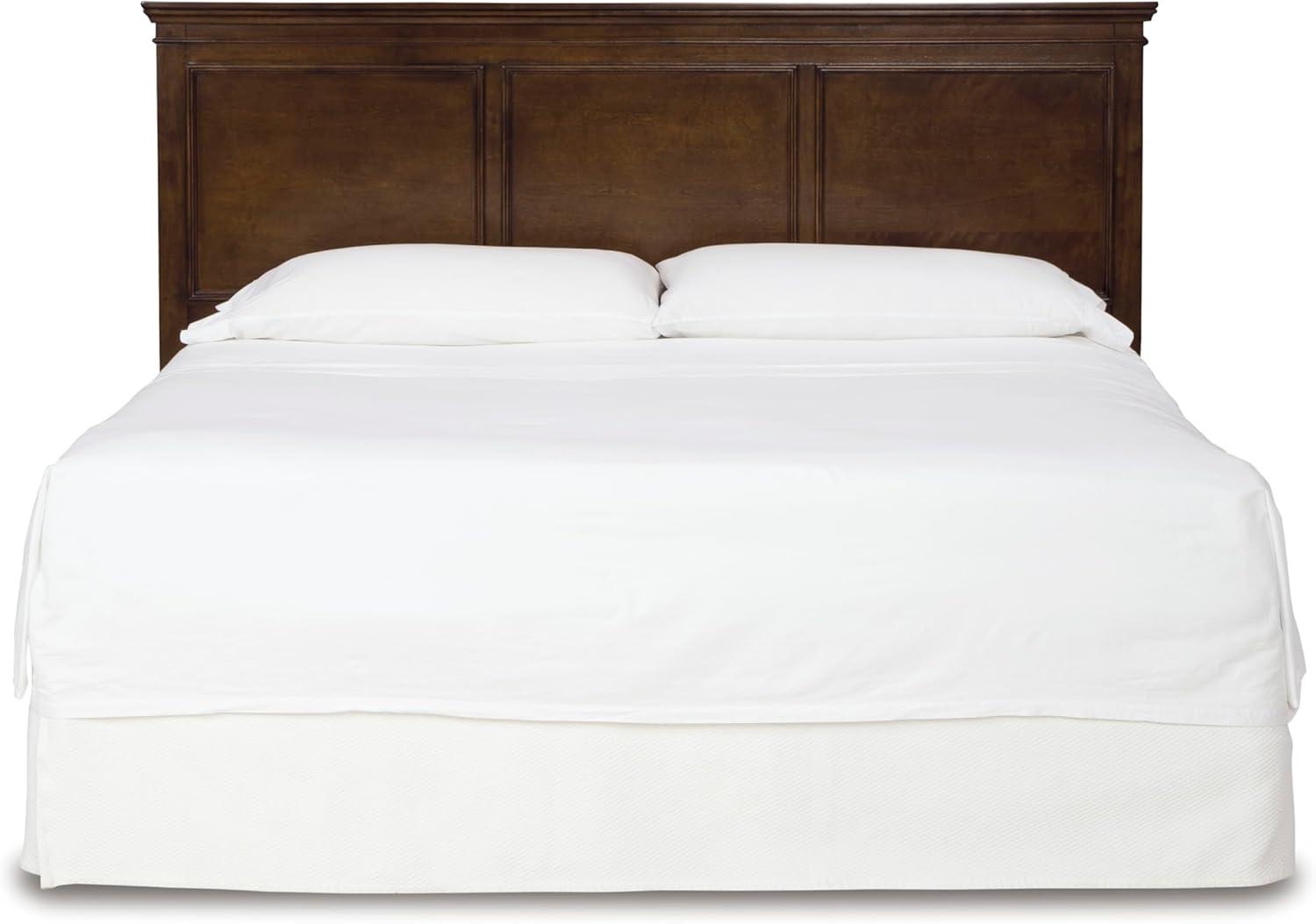 imageSignature Design by Ashley Lanolee Farmhouse Panel Storage Bed Foundation or Box Spring Not Needed King BlackDark Brown