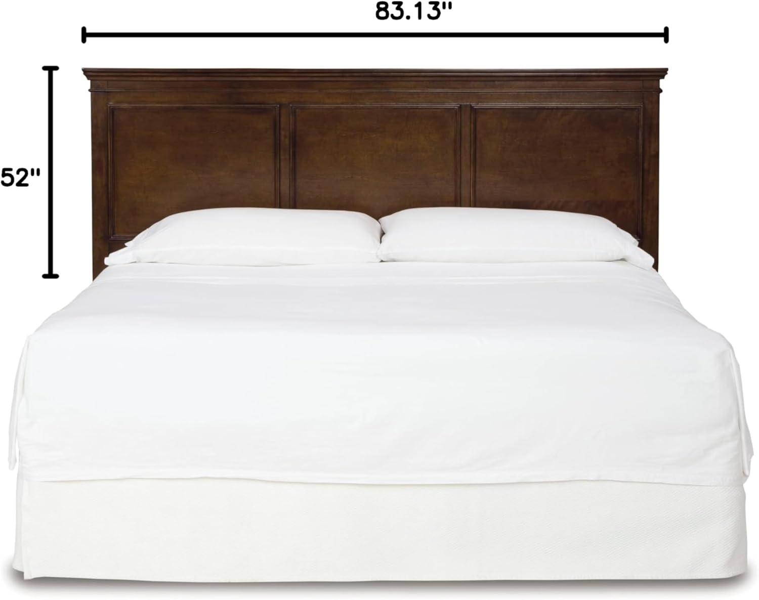 imageSignature Design by Ashley Lanolee Farmhouse Panel Storage Bed Foundation or Box Spring Not Needed King BlackDark Brown