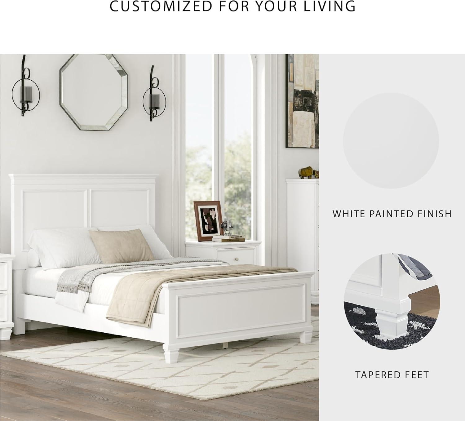 imageSignature Design by Ashley Lanolee Farmhouse Panel Storage Bed Foundation or Box Spring Not Needed King BlackWhite