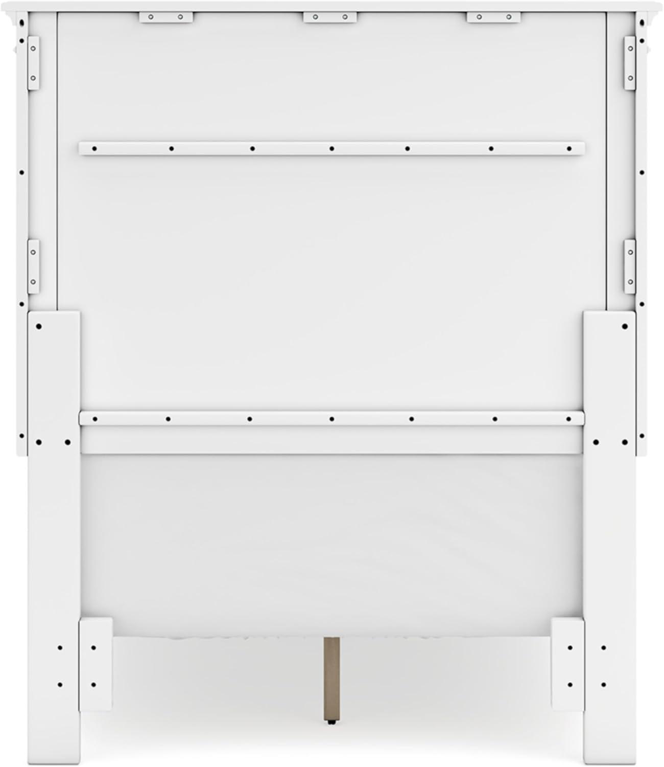 imageSignature Design by Ashley Lanolee Farmhouse Panel Storage Bed Foundation or Box Spring Not Needed King BlackWhite