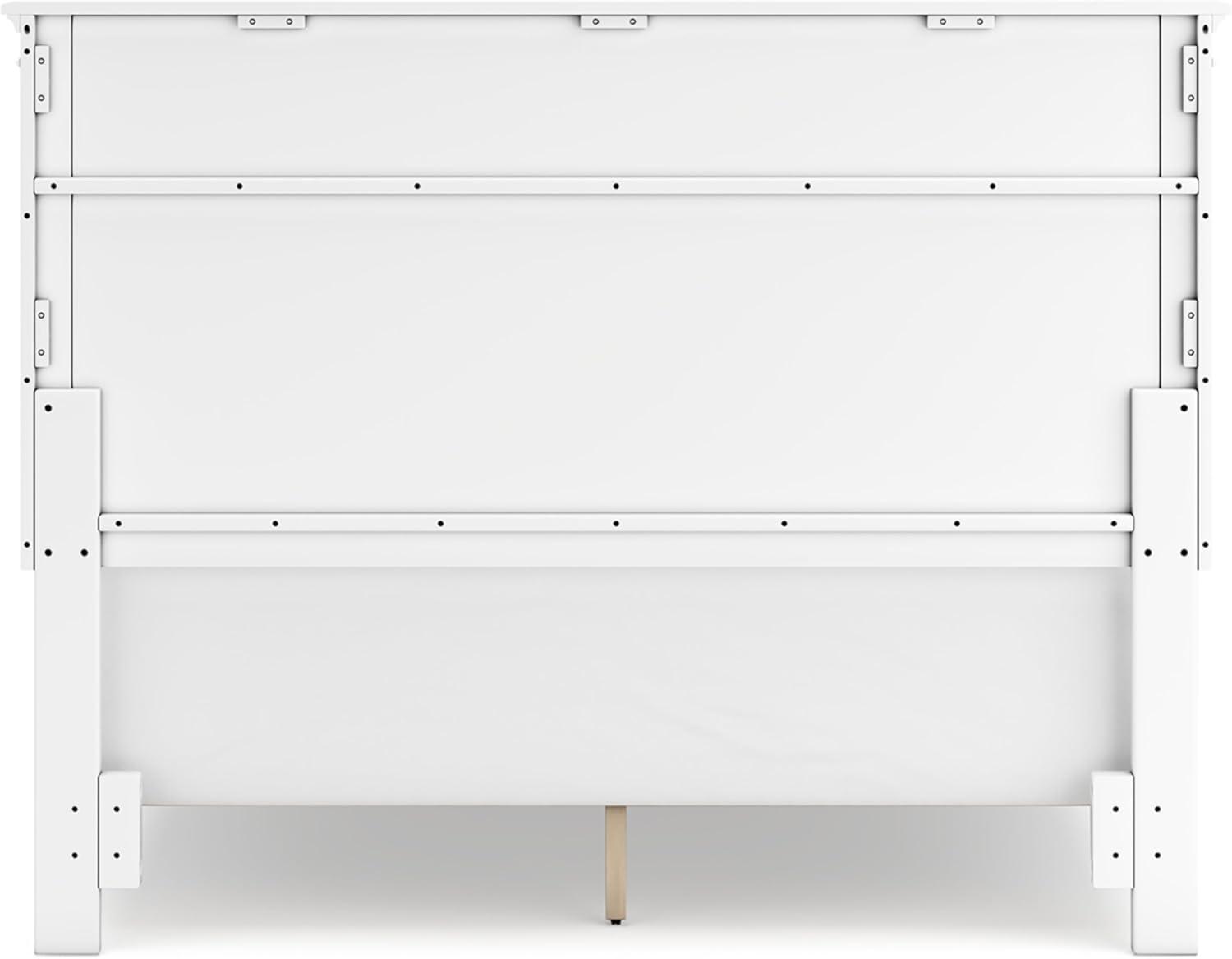 imageSignature Design by Ashley Lanolee Farmhouse Panel Storage Bed Foundation or Box Spring Not Needed King BlackWhite