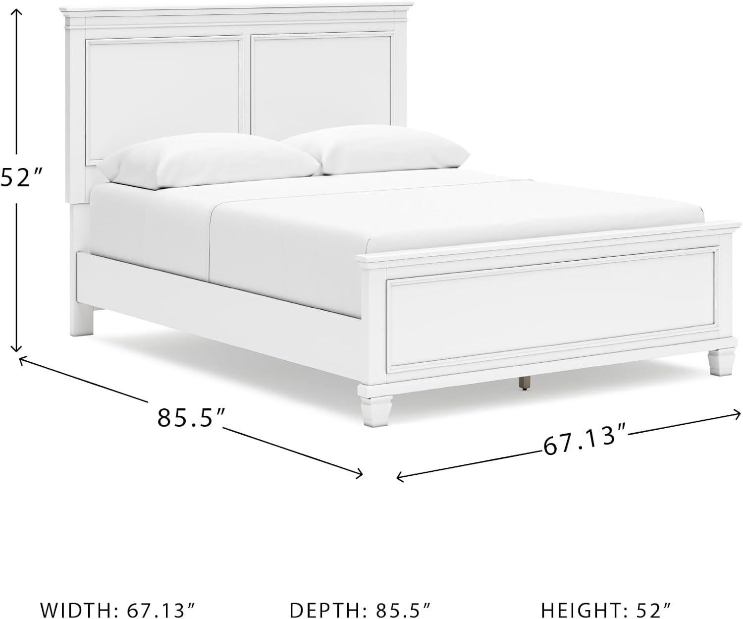 imageSignature Design by Ashley Lanolee Farmhouse Panel Storage Bed Foundation or Box Spring Not Needed King BlackWhite