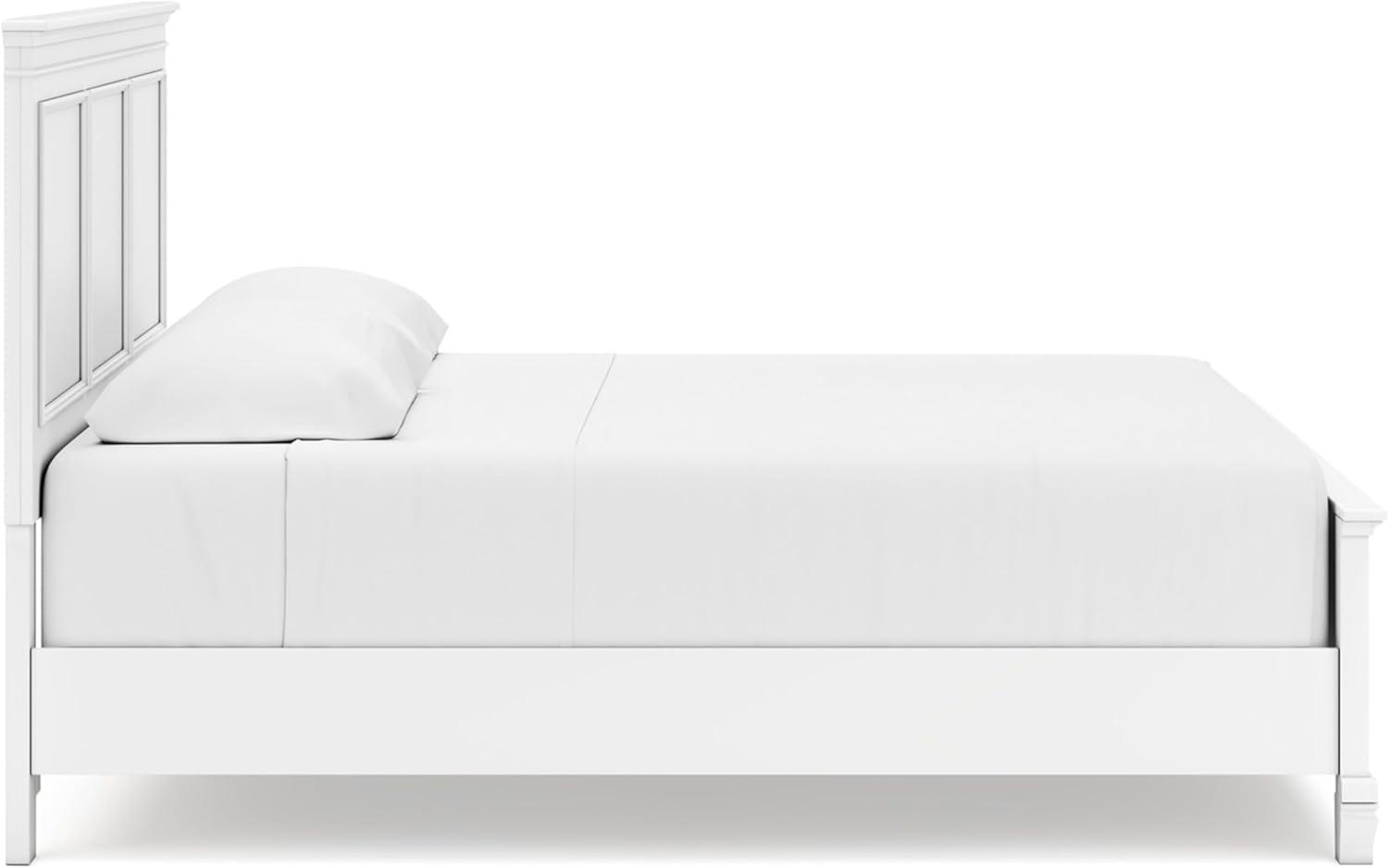 imageSignature Design by Ashley Lanolee Farmhouse Panel Storage Bed Foundation or Box Spring Not Needed King BlackWhite