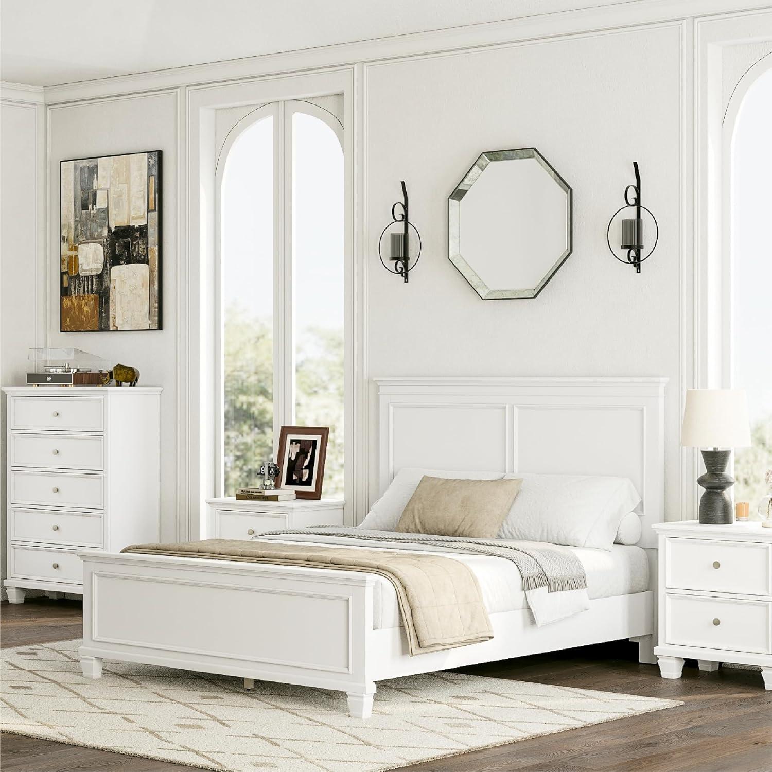 imageSignature Design by Ashley Lanolee Farmhouse Panel Storage Bed Foundation or Box Spring Not Needed King BlackWhite