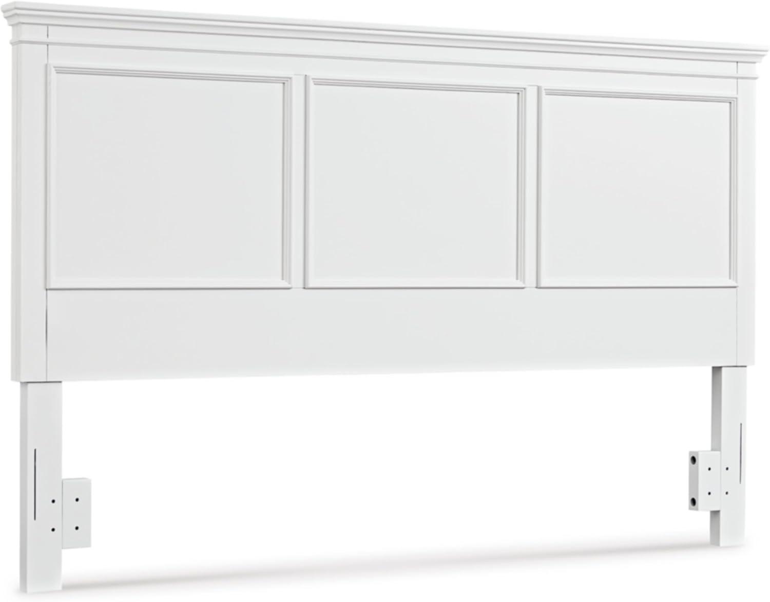 imageSignature Design by Ashley Lanolee Farmhouse Panel Storage Bed Foundation or Box Spring Not Needed King BlackWhite