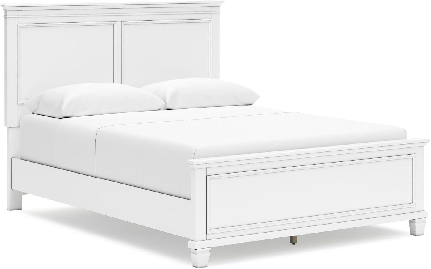 imageSignature Design by Ashley Lanolee Farmhouse Panel Storage Bed Foundation or Box Spring Not Needed King BlackWhite