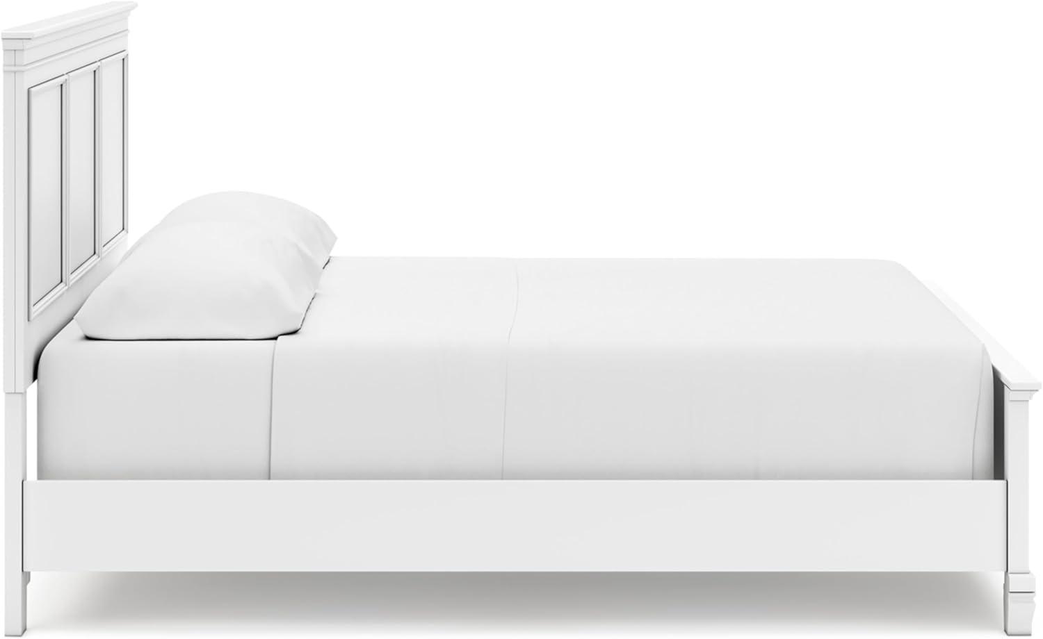 imageSignature Design by Ashley Lanolee Farmhouse Panel Storage Bed Foundation or Box Spring Not Needed King BlackWhite