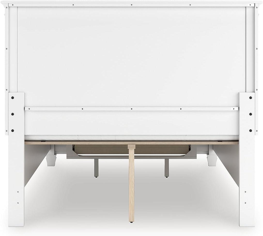 imageSignature Design by Ashley Lanolee Farmhouse Panel Storage Bed Foundation or Box Spring Not Needed King BlackWhite