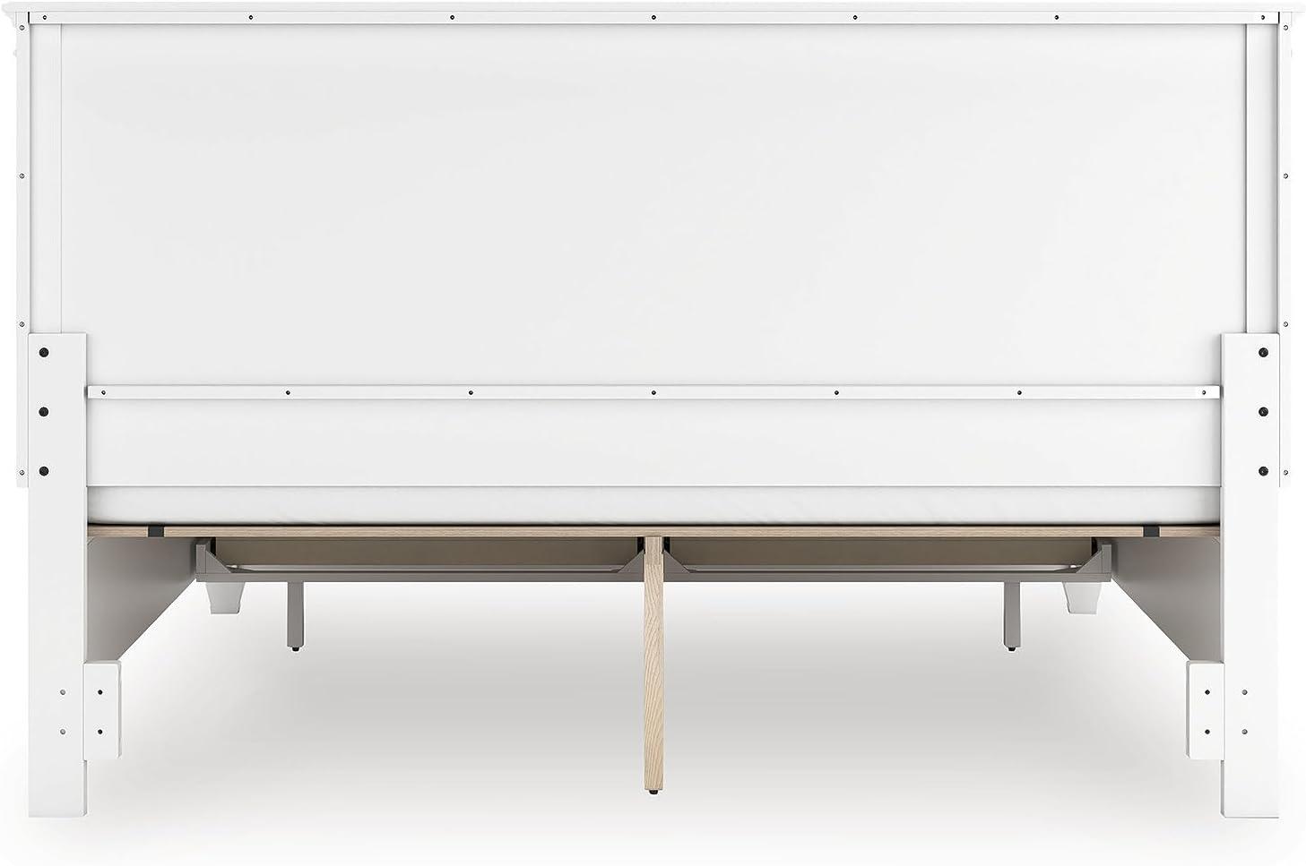 imageSignature Design by Ashley Lanolee Farmhouse Panel Storage Bed Foundation or Box Spring Not Needed King BlackWhite