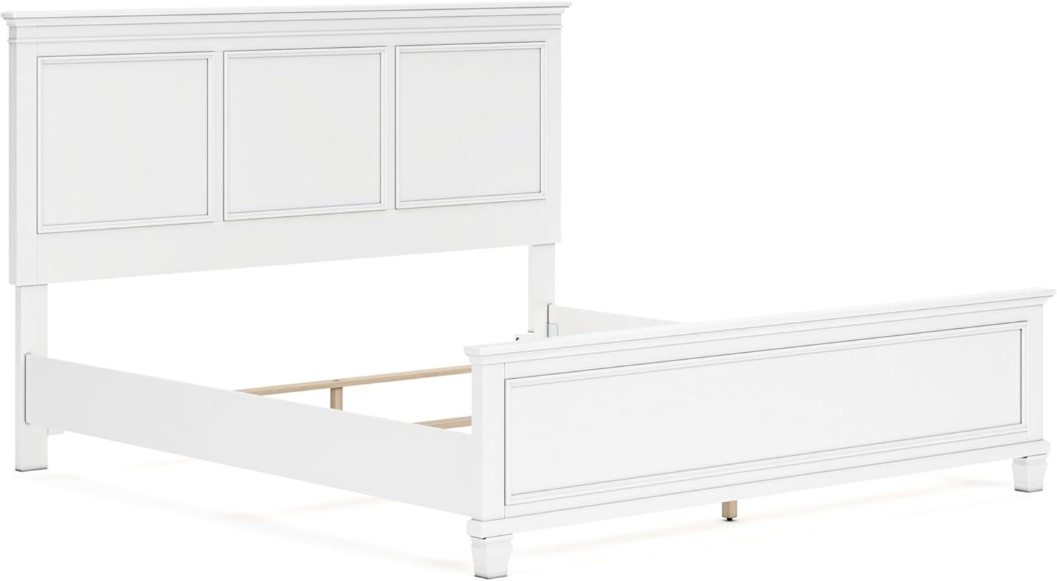 imageSignature Design by Ashley Lanolee Farmhouse Panel Storage Bed Foundation or Box Spring Not Needed King BlackWhite