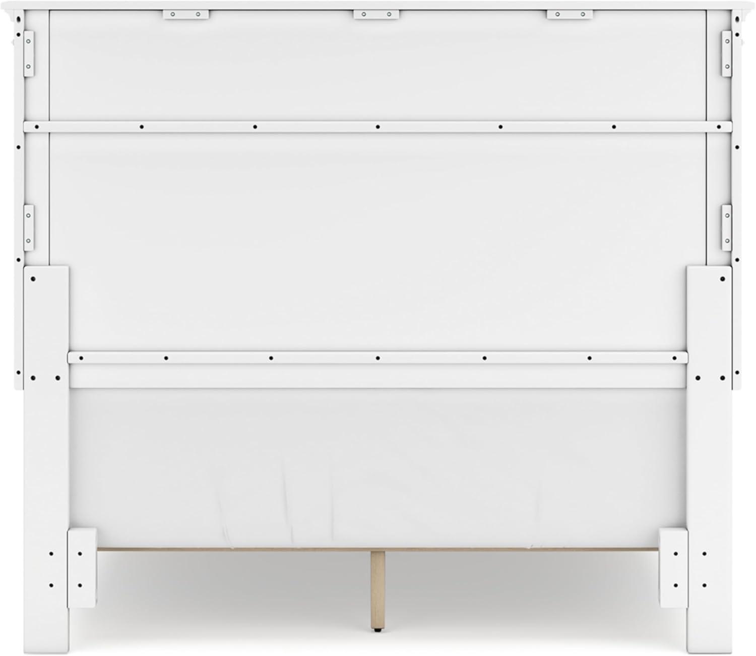 imageSignature Design by Ashley Lanolee Farmhouse Panel Storage Bed Foundation or Box Spring Not Needed King BlackWhite