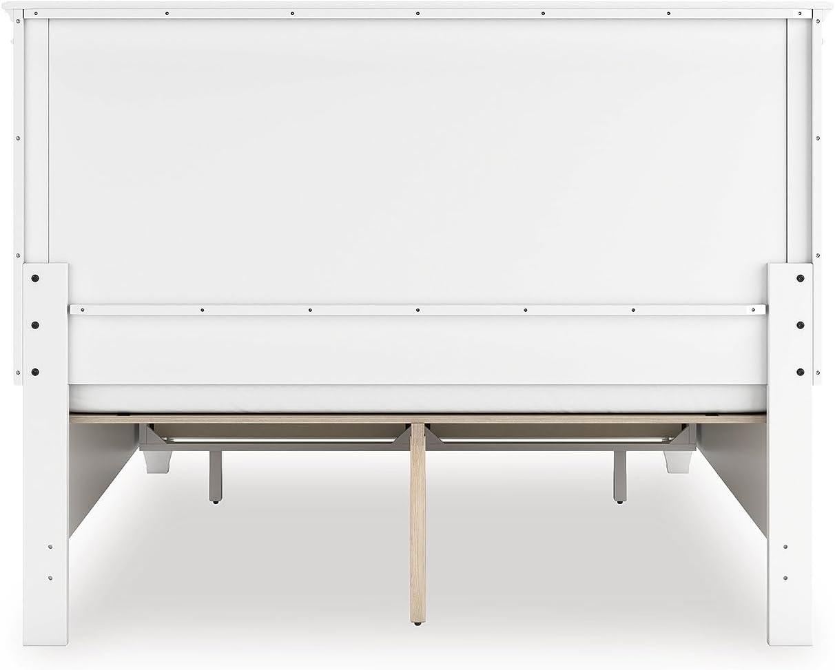 imageSignature Design by Ashley Lanolee Farmhouse Panel Storage Bed Foundation or Box Spring Not Needed King BlackWhite