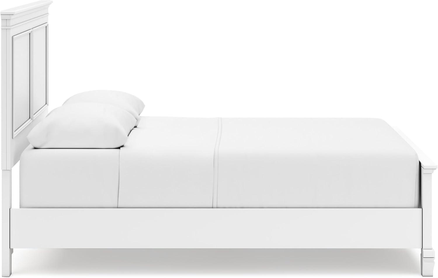 imageSignature Design by Ashley Lanolee Farmhouse Panel Storage Bed Foundation or Box Spring Not Needed King BlackWhite