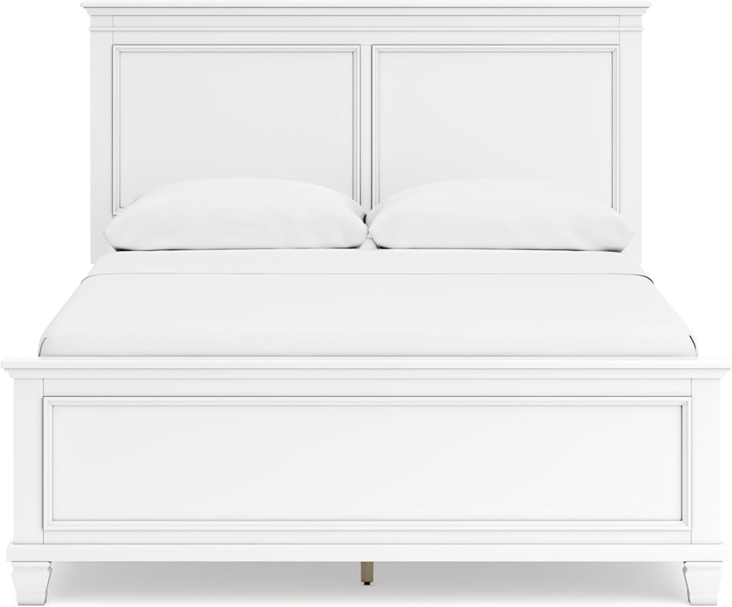 imageSignature Design by Ashley Lanolee Farmhouse Panel Storage Bed Foundation or Box Spring Not Needed King BlackWhite