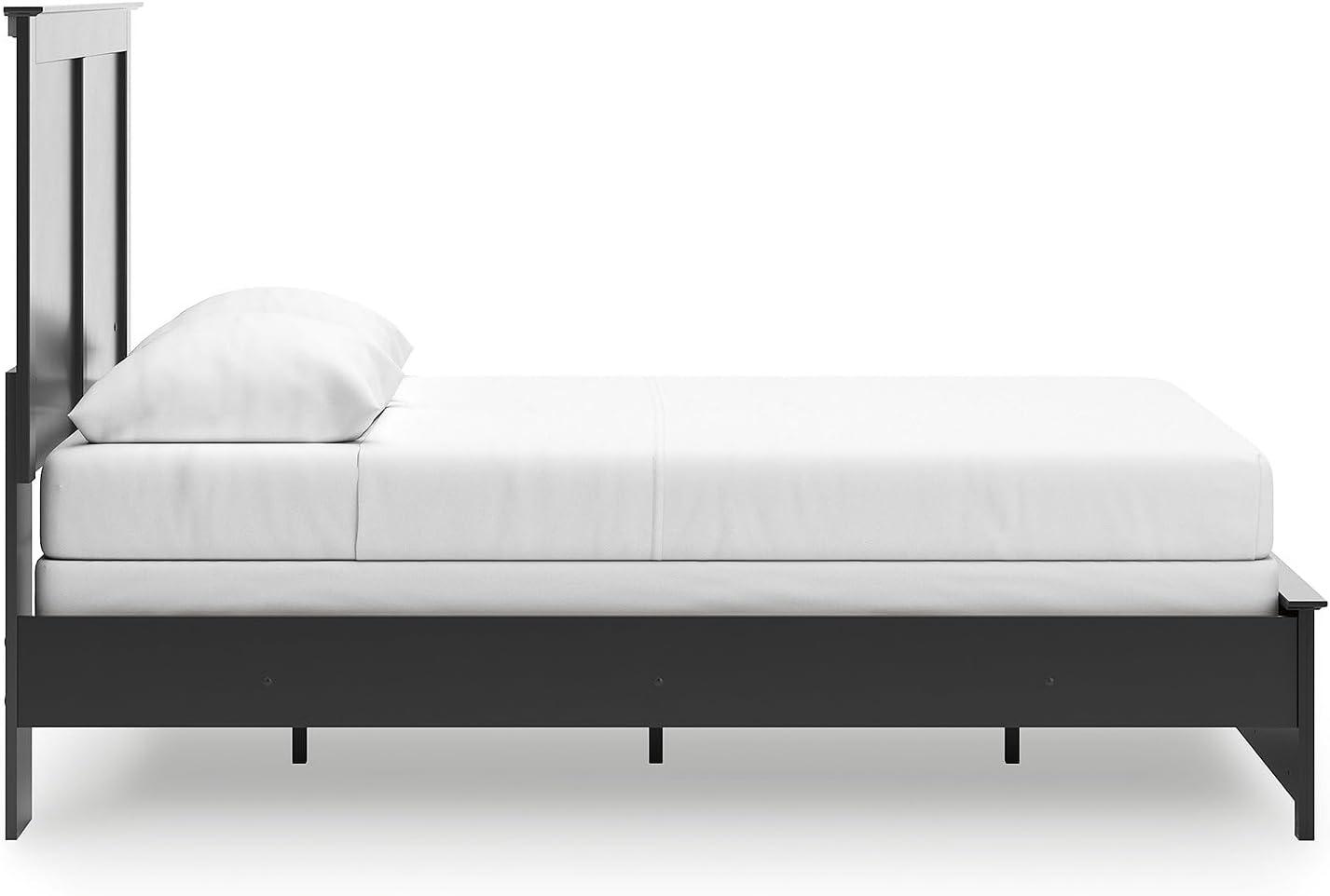 imageSignature Design by Ashley Maribel Transitional Queen Panel Bed Foundation or Box Spring Needed BlackBlack