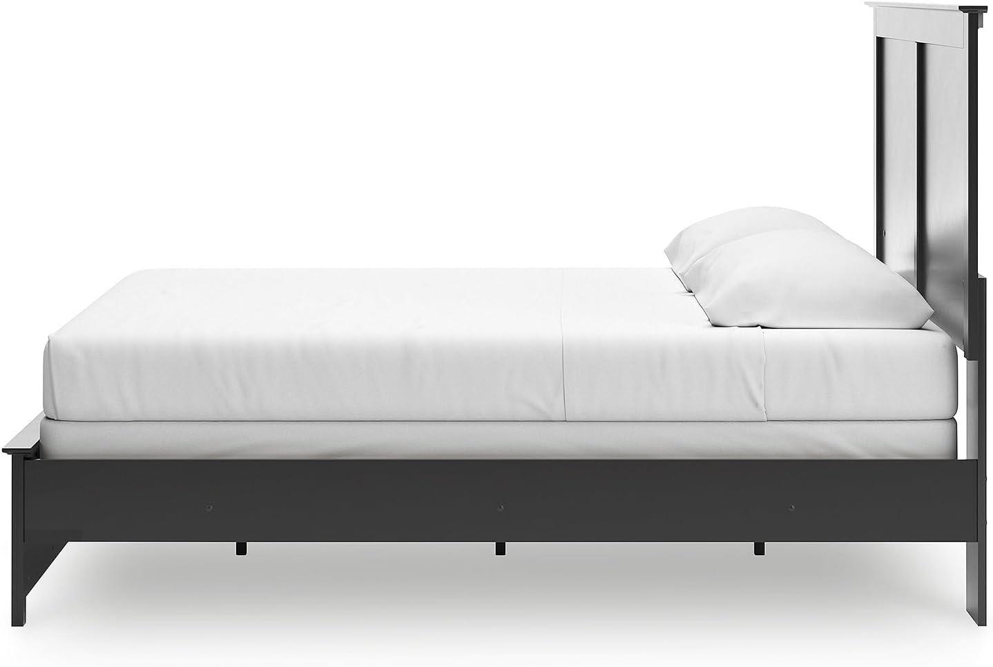 imageSignature Design by Ashley Maribel Transitional Queen Panel Bed Foundation or Box Spring Needed BlackBlack