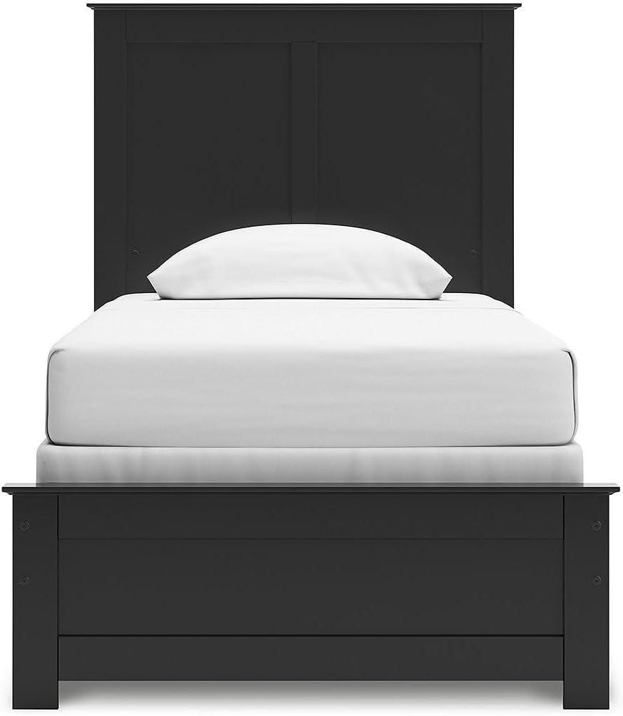 imageSignature Design by Ashley Maribel Transitional Queen Panel Bed Foundation or Box Spring Needed BlackBlack