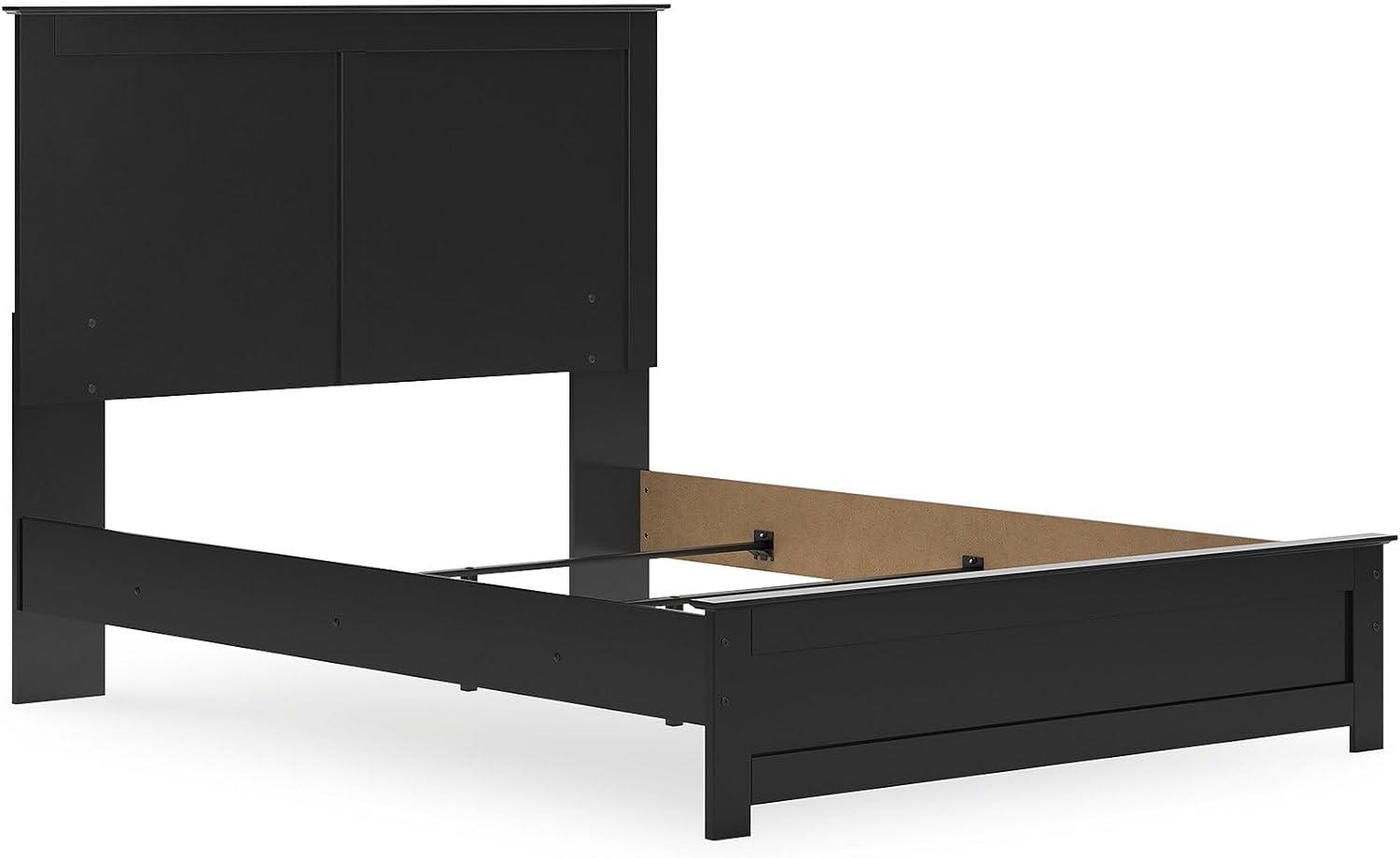 imageSignature Design by Ashley Maribel Transitional Queen Panel Bed Foundation or Box Spring Needed BlackBlack