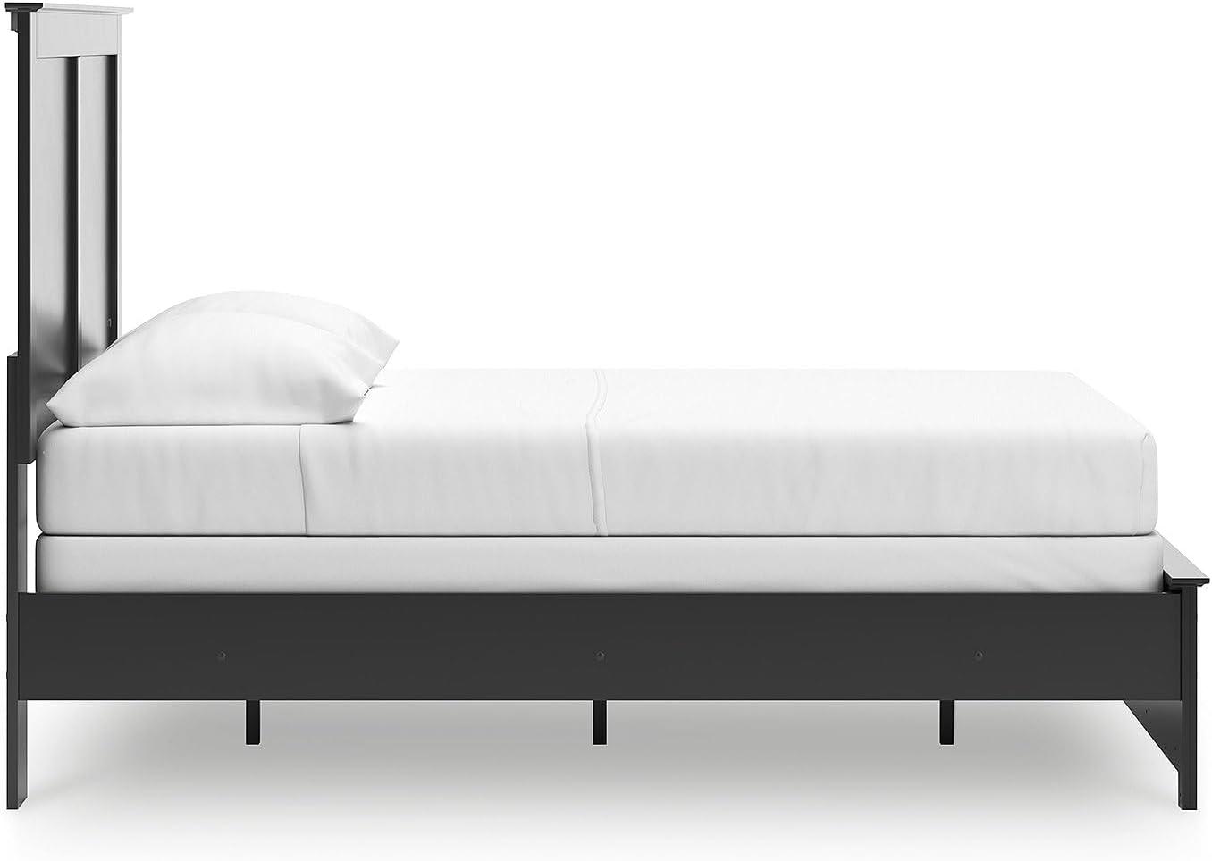 imageSignature Design by Ashley Maribel Transitional Queen Panel Bed Foundation or Box Spring Needed BlackBlack