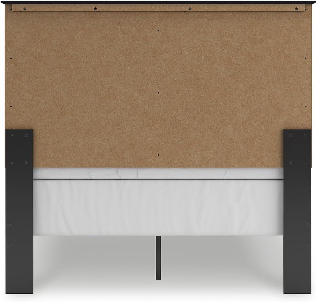 imageSignature Design by Ashley Maribel Transitional Queen Panel Bed Foundation or Box Spring Needed BlackBlack