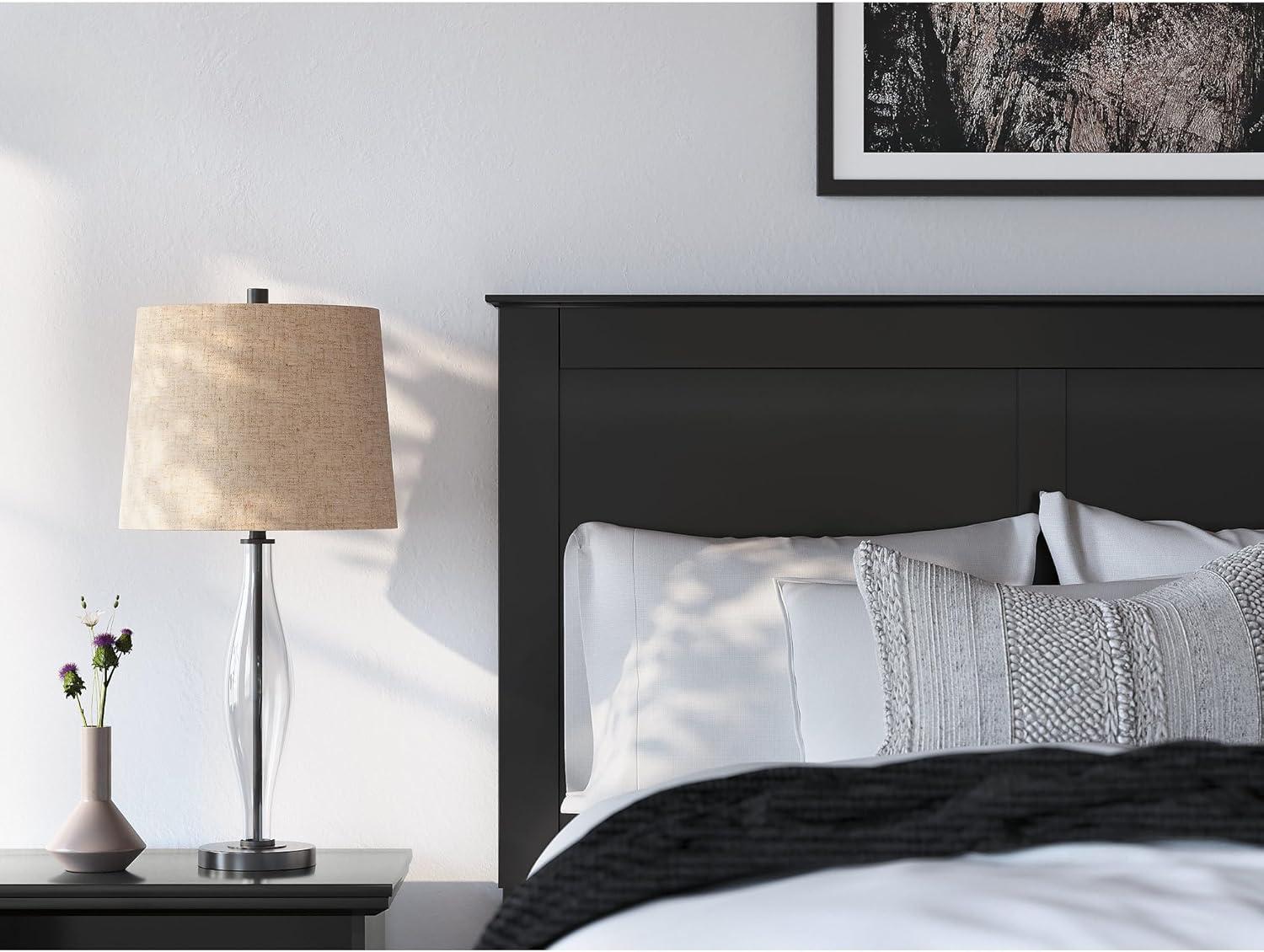 imageSignature Design by Ashley Maribel Transitional Queen Panel Bed Foundation or Box Spring Needed BlackBlack