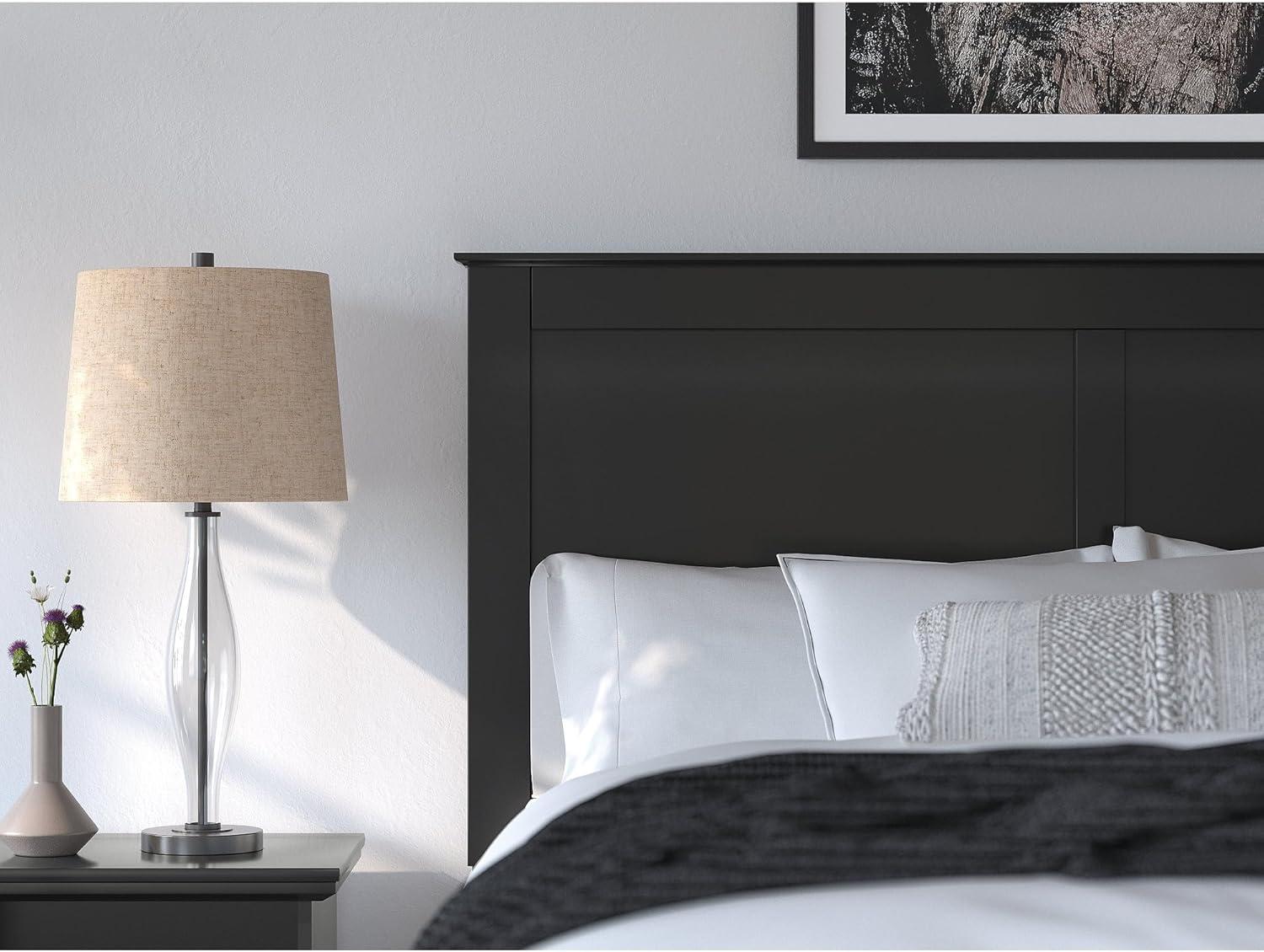 imageSignature Design by Ashley Maribel Transitional Queen Panel Bed Foundation or Box Spring Needed BlackBlack