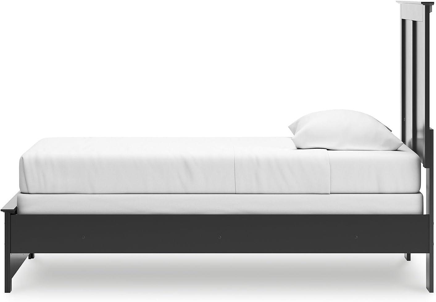 imageSignature Design by Ashley Maribel Transitional Queen Panel Bed Foundation or Box Spring Needed BlackBlack