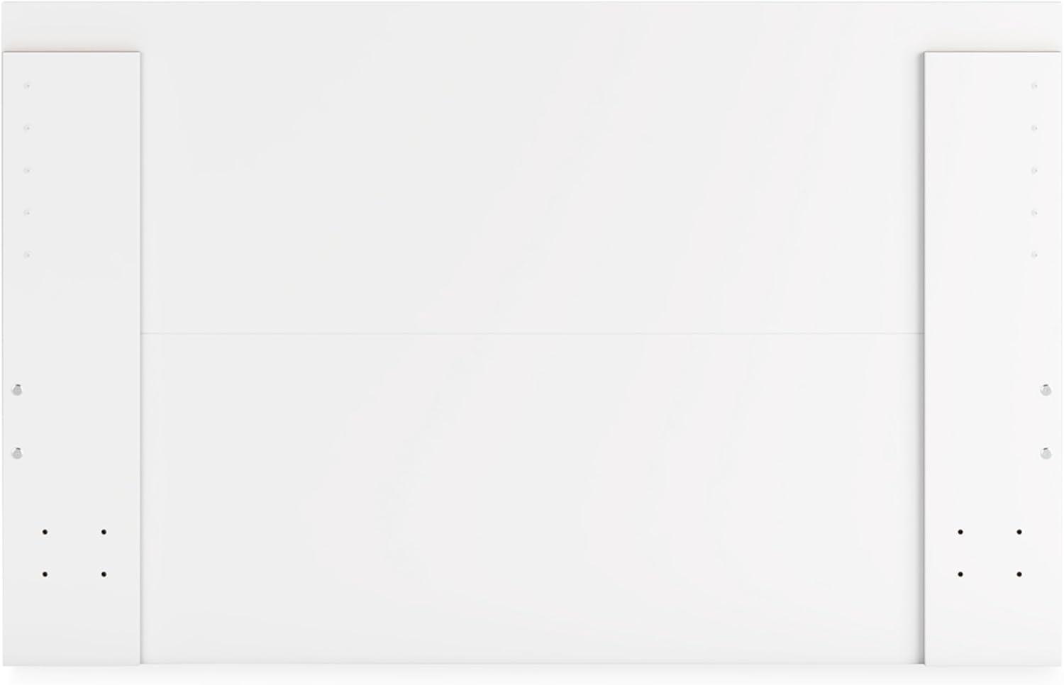 imageSignature Design by Ashley Onita Minimalist 4Drawer Full Platform Bed with 2 Side Storage Foundation or Box Spring Not Needed WhiteWhite