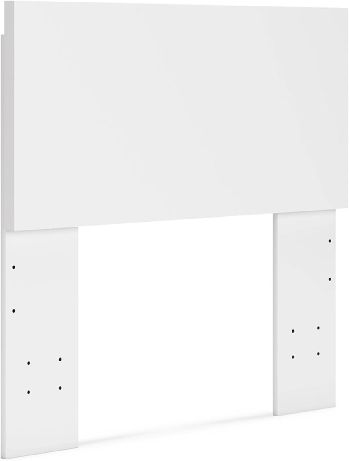 imageSignature Design by Ashley Onita Minimalist 4Drawer Full Platform Bed with 2 Side Storage Foundation or Box Spring Not Needed WhiteWhite