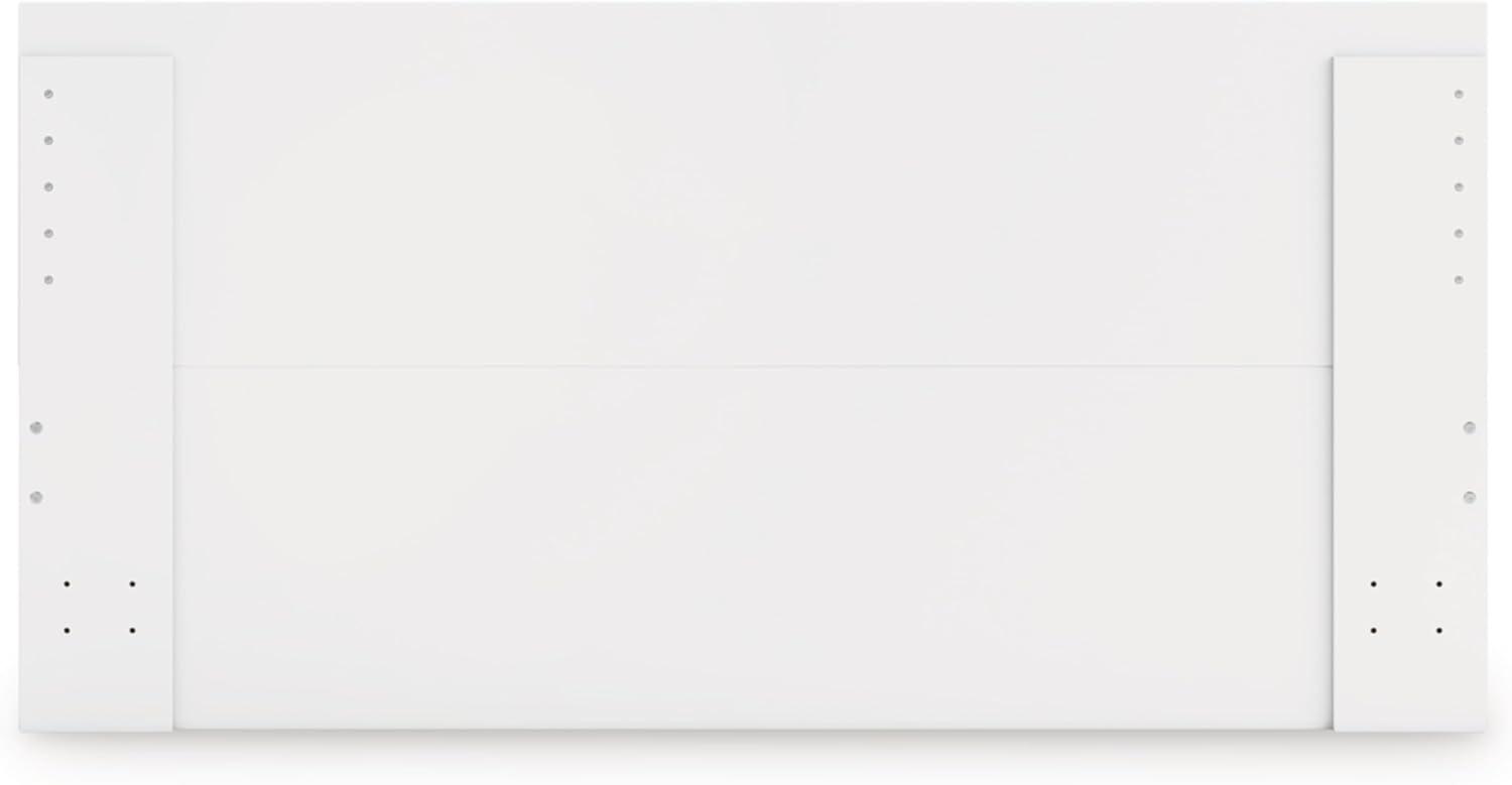 imageSignature Design by Ashley Onita Minimalist 4Drawer Full Platform Bed with 2 Side Storage Foundation or Box Spring Not Needed WhiteWhite