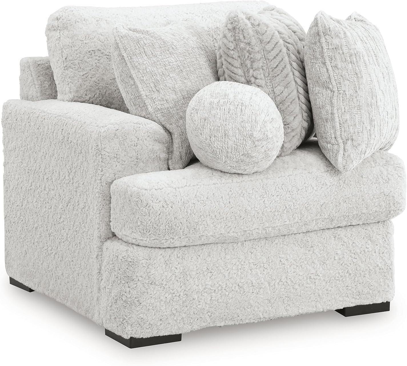 imageSignature Design by Ashley Snodoodle Straight Contemporary 3Piece Sectional with Removable Cushion and Reversible Cushion White10Piece Sectional