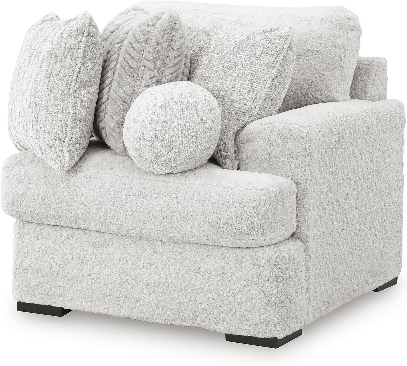 imageSignature Design by Ashley Snodoodle Straight Contemporary 3Piece Sectional with Removable Cushion and Reversible Cushion White3Piece Sectional
