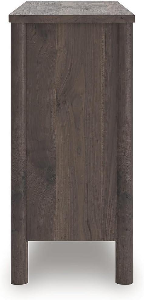 imageSignature Design by Ashley Symarro Casual 6Drawer Dresser with Walnut Finish Dark Brown